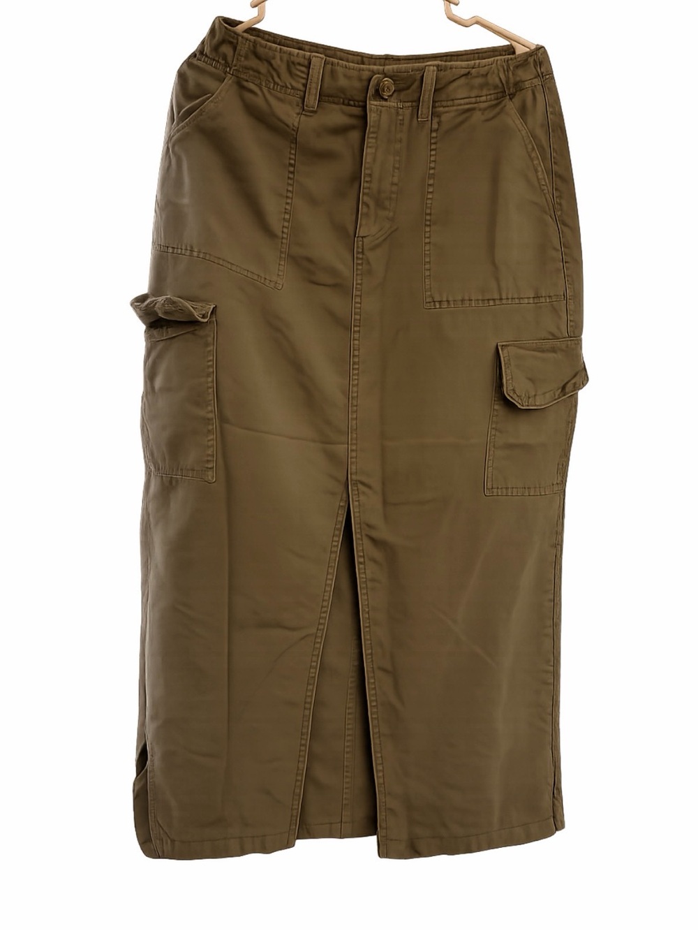 Maurice’s Olive Cargo Utility Midi Skirt